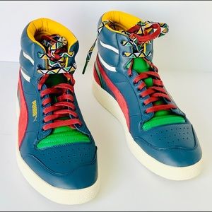 Mens PUMA Ralph Sampson MID BHM Bl Russet *size 12